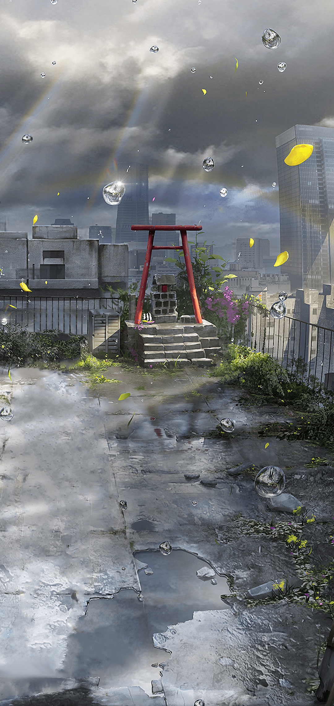 1080x2280 Wallpaper / Anime Weathering With You Phone Wallpaper, Sunbeam, Tenki No Ko, 1080x2280 free download