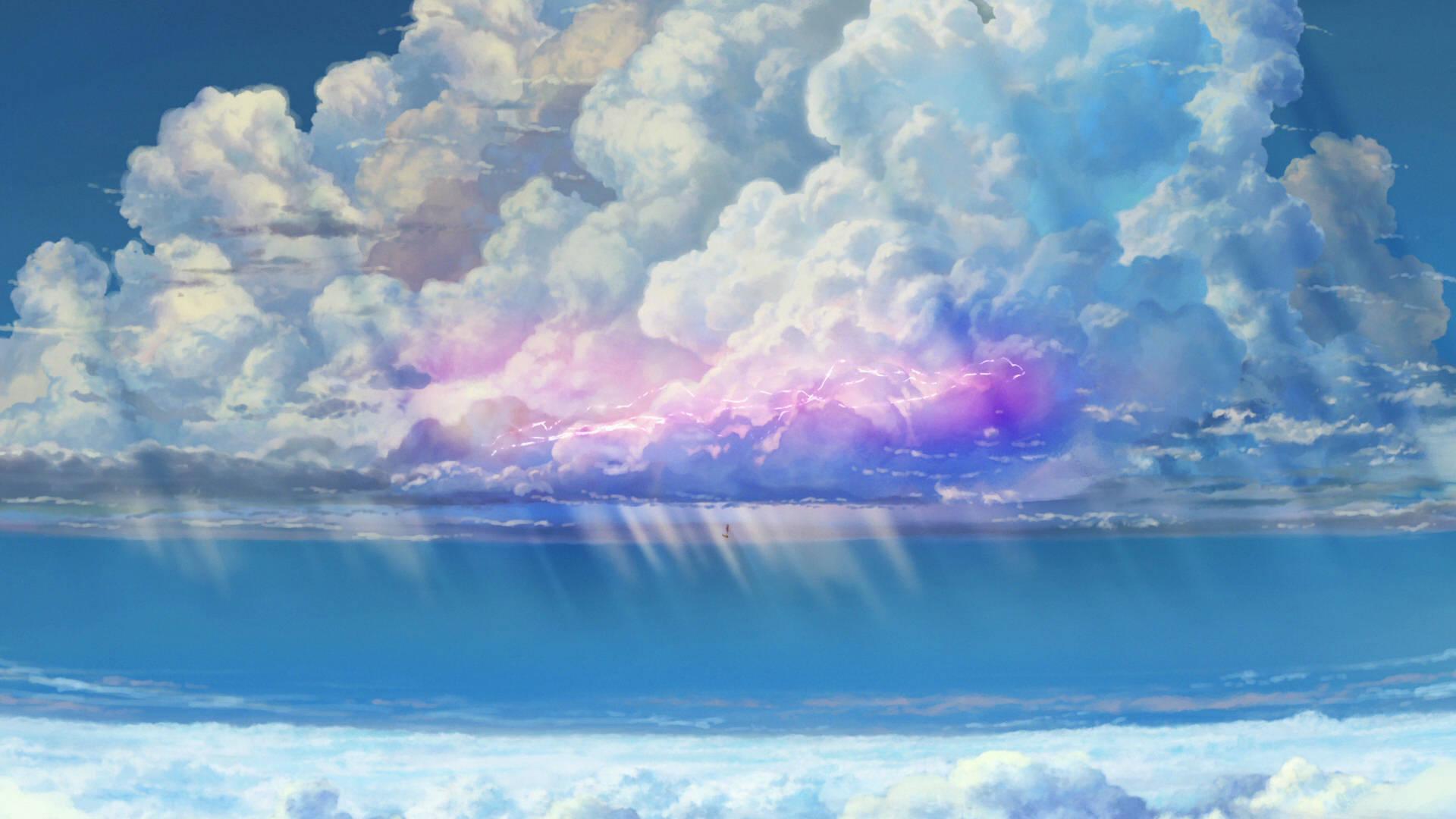 1920x1080 Download Weathering With You Colorful Clouds Wallpaper