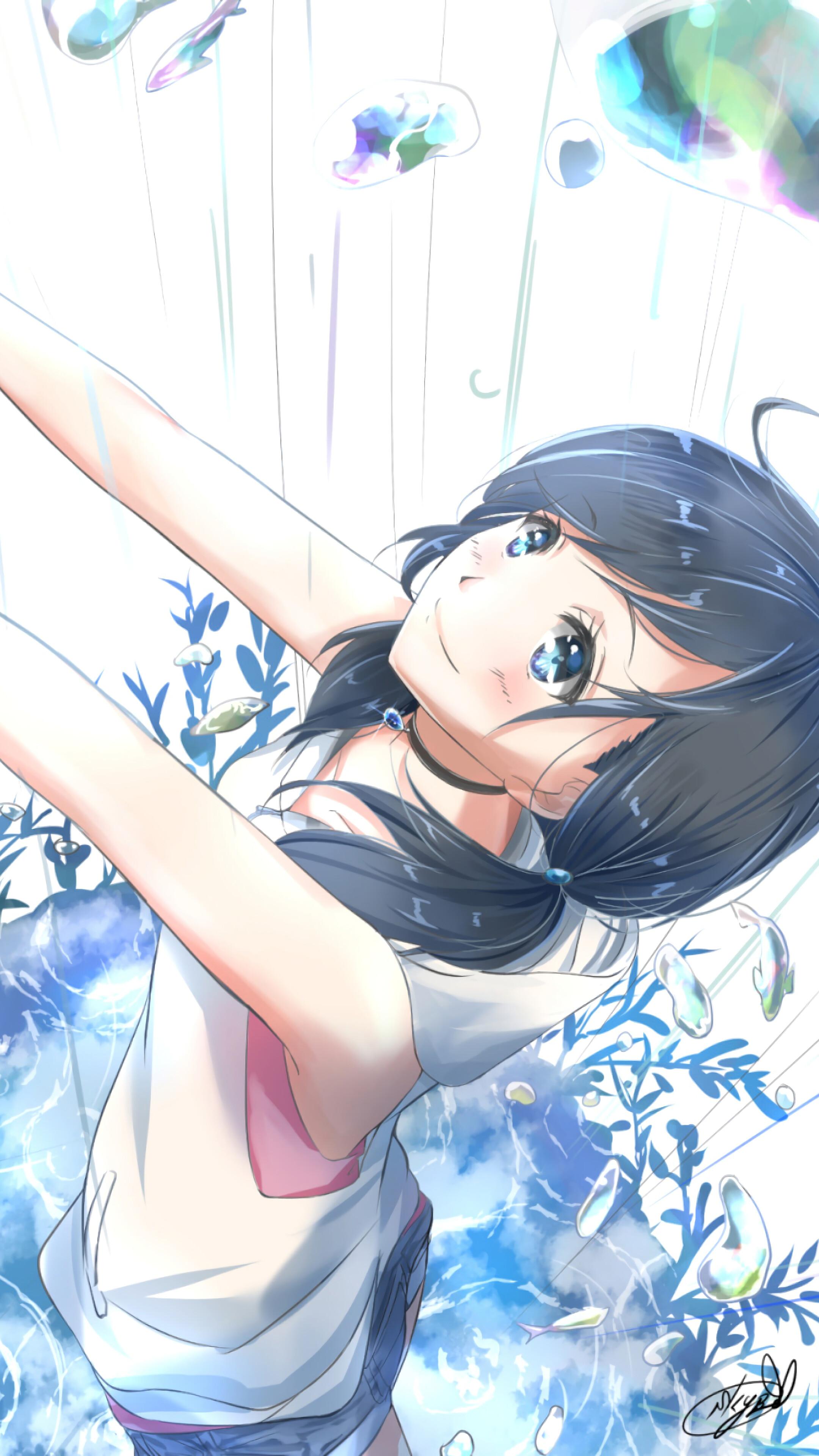 2160x3840 Weathering With You, Hina Amano, Raining, 4k Gallery HD Wallpaper