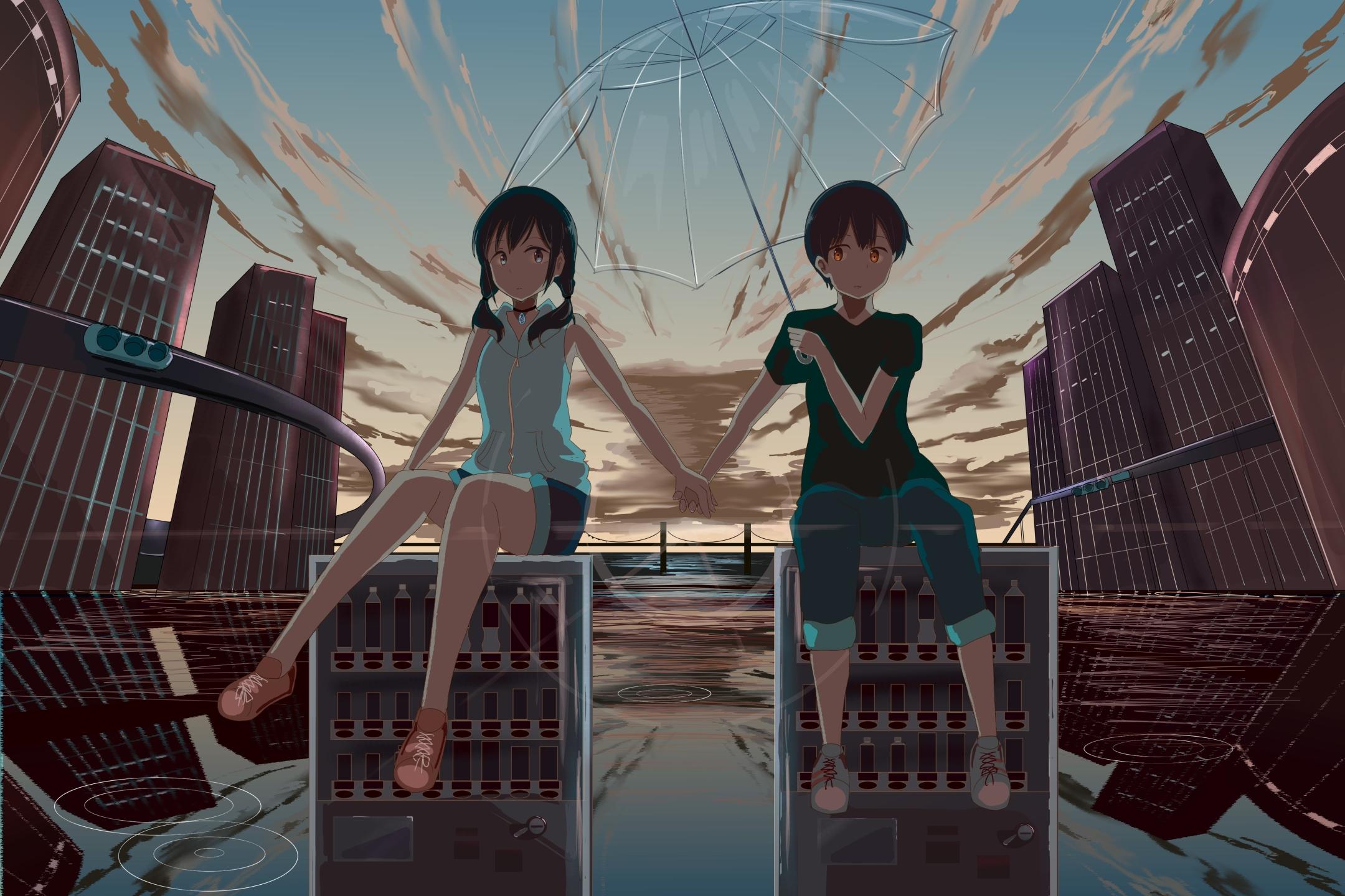 2160x1440 Weathering With You Phone Wallpaper by しまた