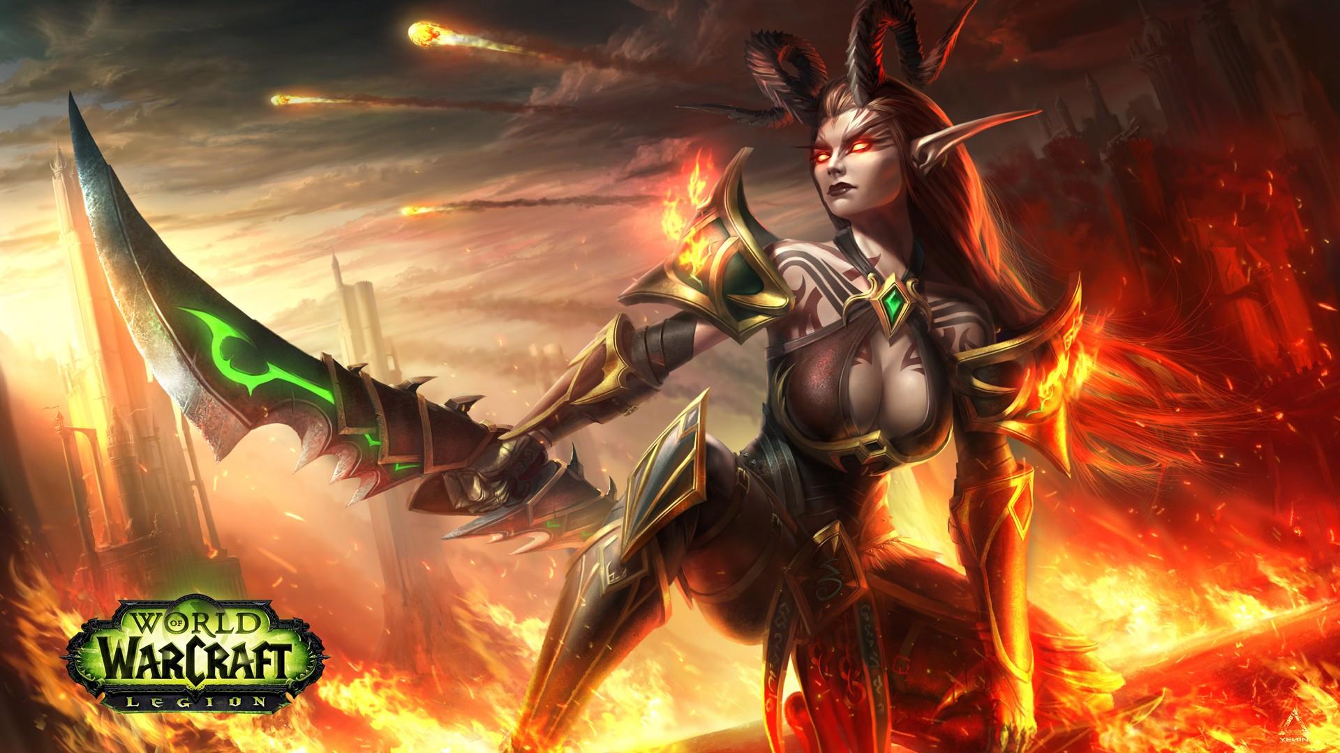 1920x1080 1920x1080 demon hunter world of warcraft world of warcraft legion fantasy girl video games wallpaper JPG 433 kB Gallery HD Wallpaper