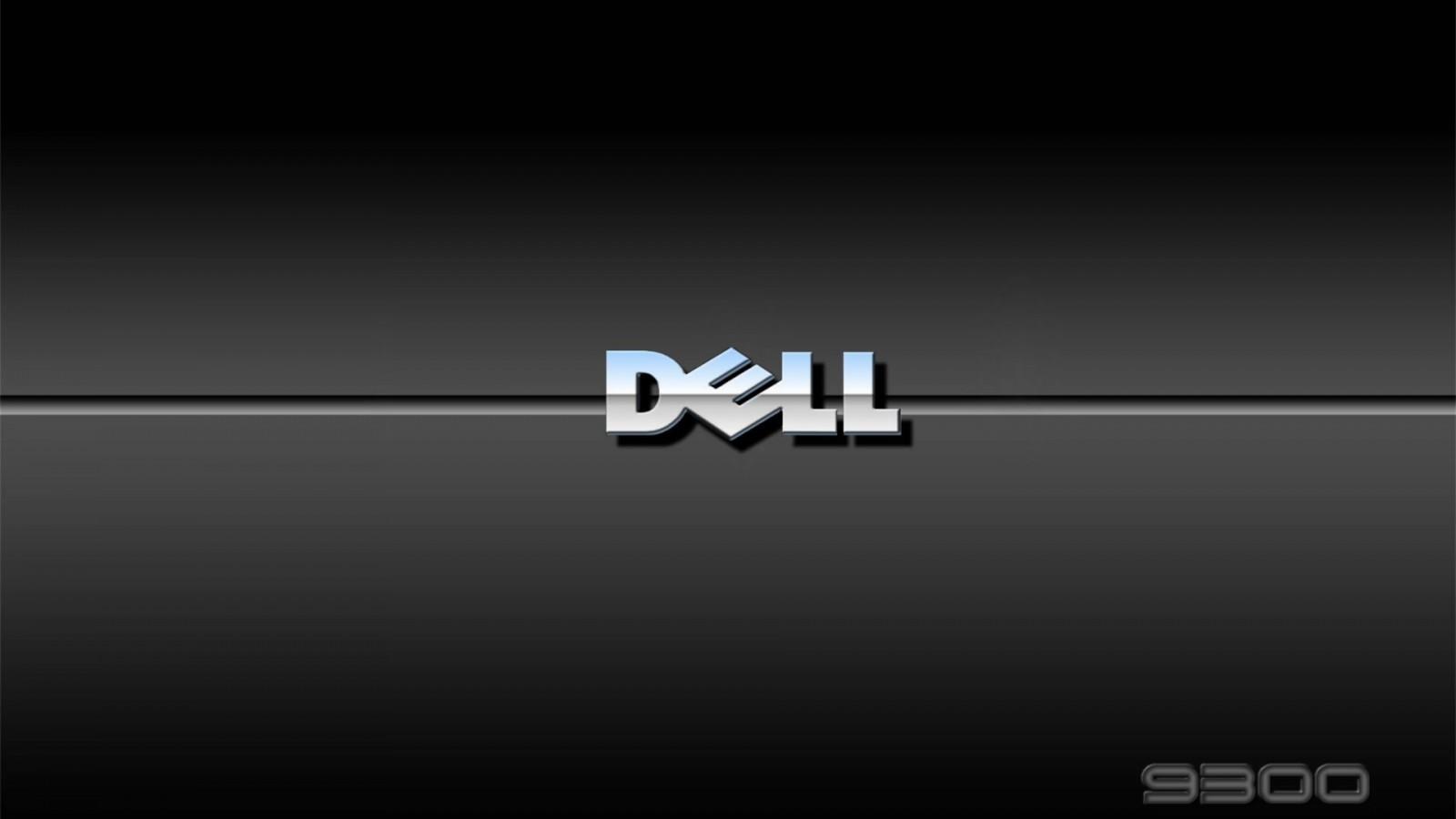 1600x900 Black Dell Wallpaper