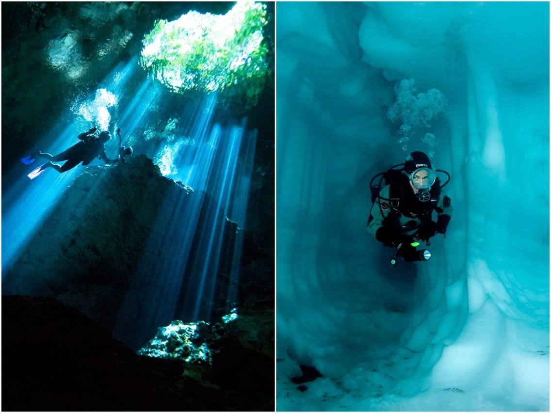 1136x852 Stunning Photo of Underwater Caves From Around the World