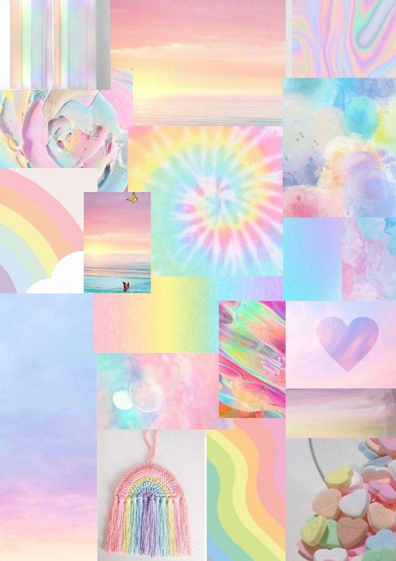 Pastel rainbow wallpaper Vectors  Illustrations for Free Download  Freepik