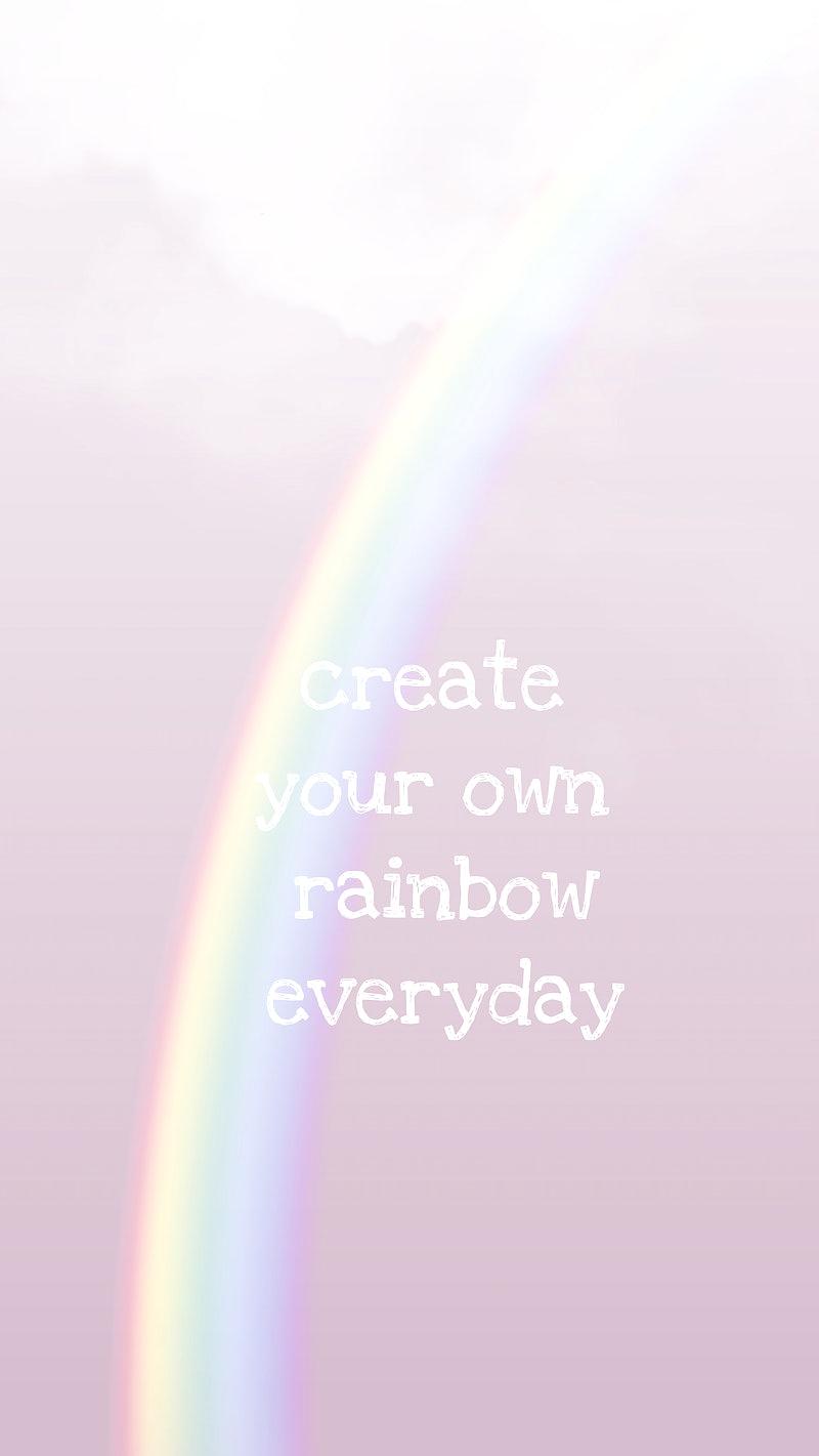 800x1421 Pastel Rainbow Image Wallpaper