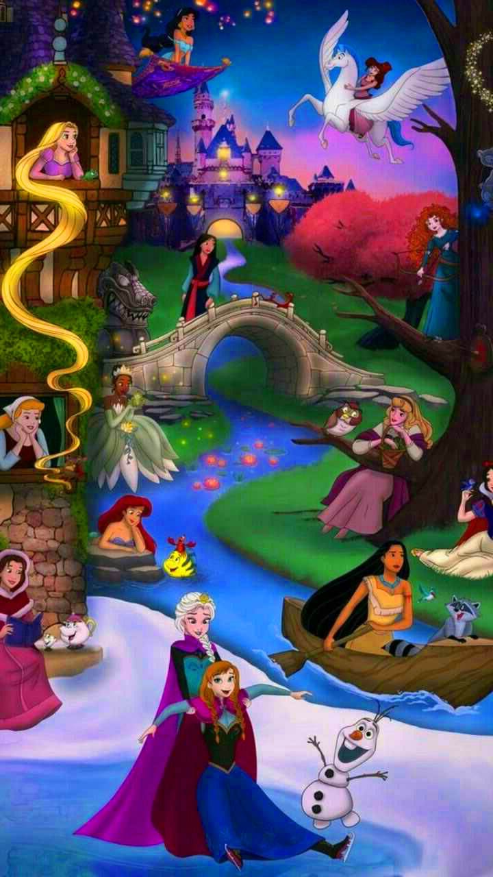 720x1280 Disney Princess Wallpaper