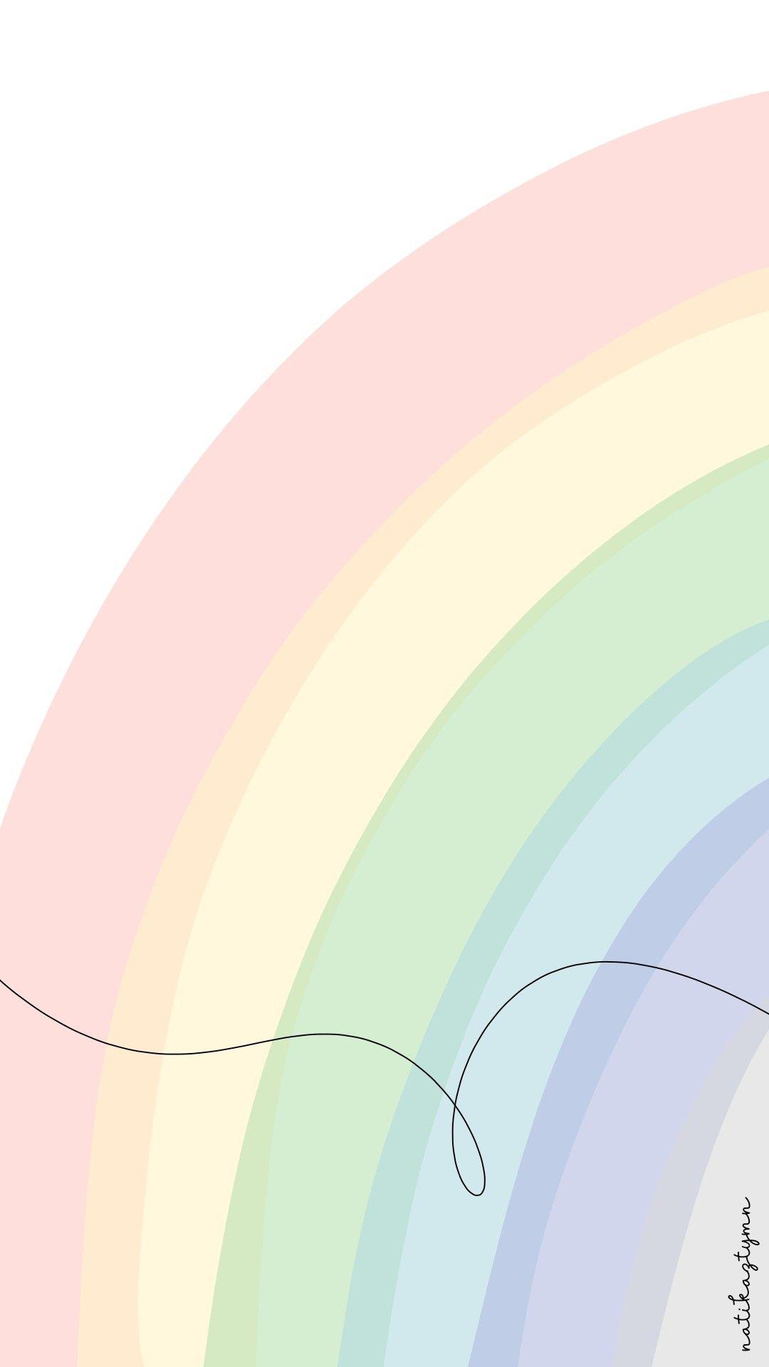 1080x1920 Rainbow pastel. Rainbow wallpaper, Phone wallpaper patterns, Cute pastel wallpaper