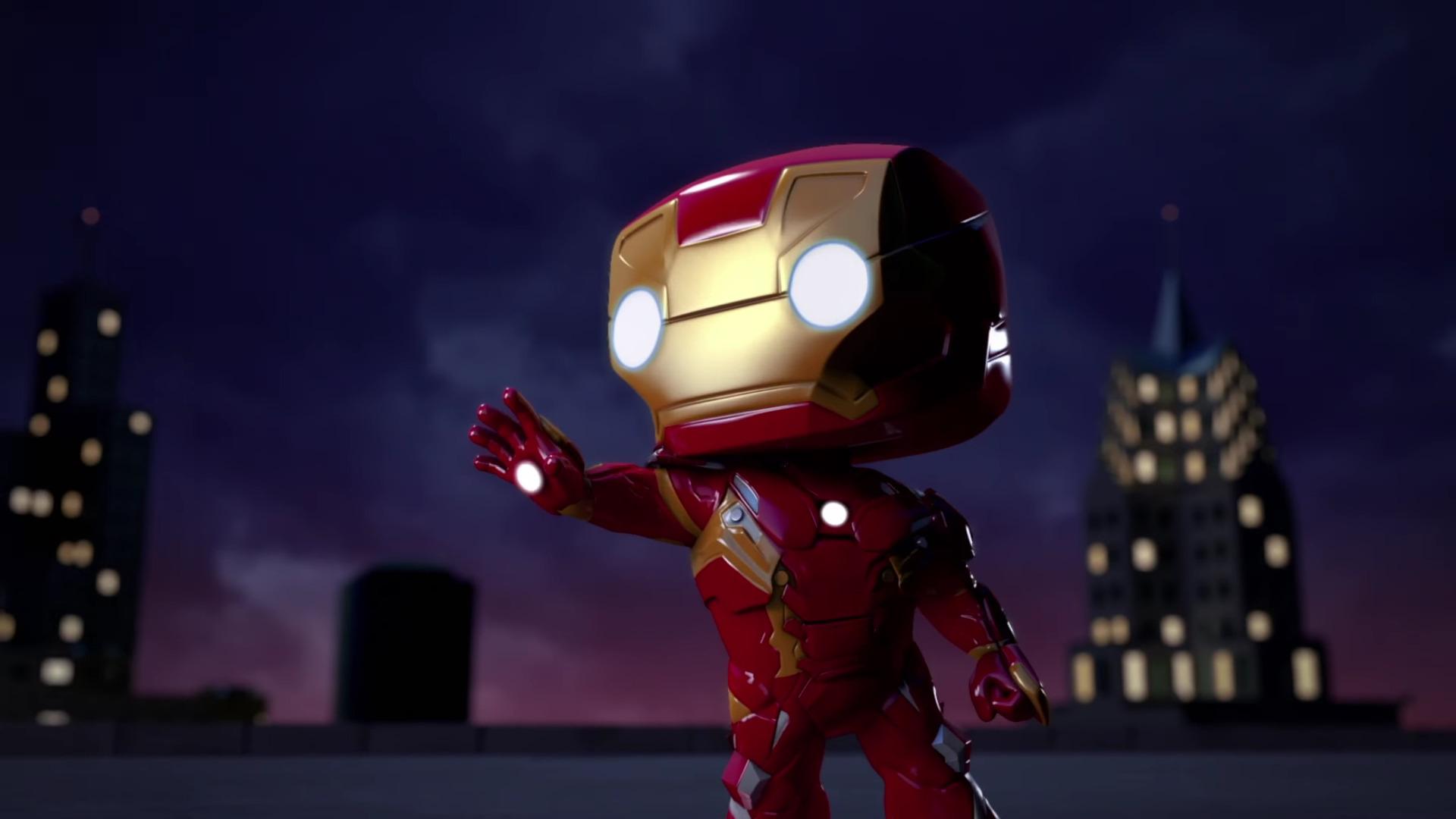 1920x1080 Marvel Funko Pops Animated ShortReggie's