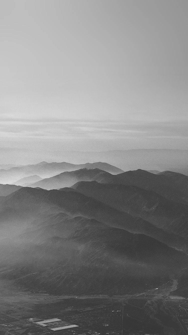 750x1334 Download Dark Gray Sky Mountain Wallpaper