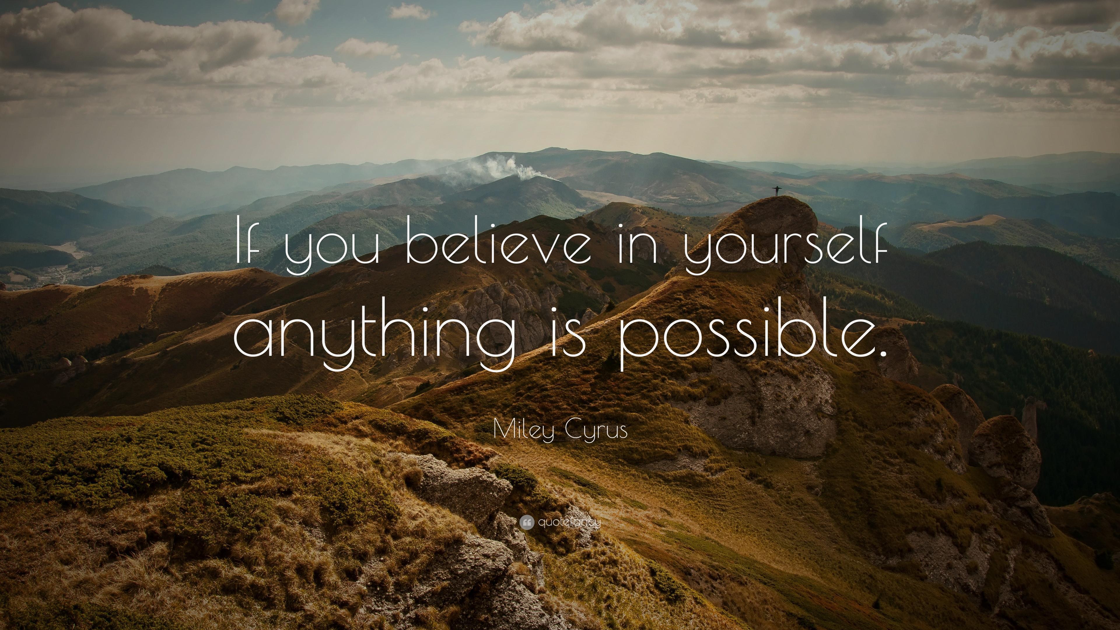 3840x2160 Believe In Yourself Wallpaper