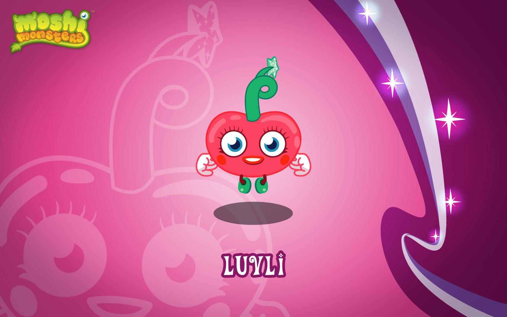 1680x1050 Download Luvli Moshi Monsters Wallpaper