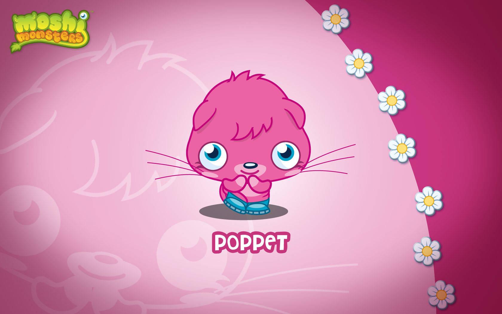 1680x1050 Download Flower Poppet Moshi Monsters Wallpaper