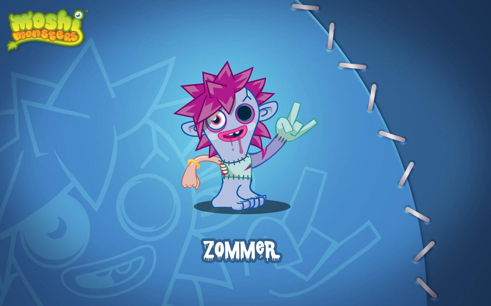 1680x1050 Download Stitch Zommer Moshi Monsters Wallpaper
