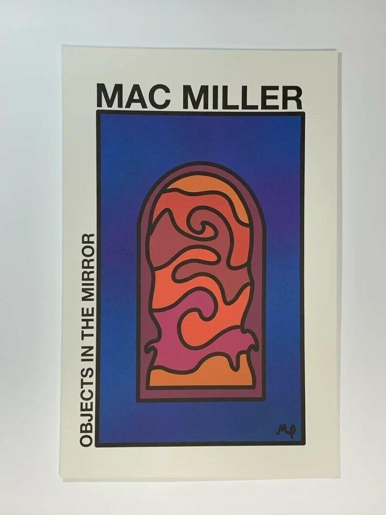 794x1059 Mac Miller Poster Objects in The Mirror Poster Red Dot Music Poster- No Frame