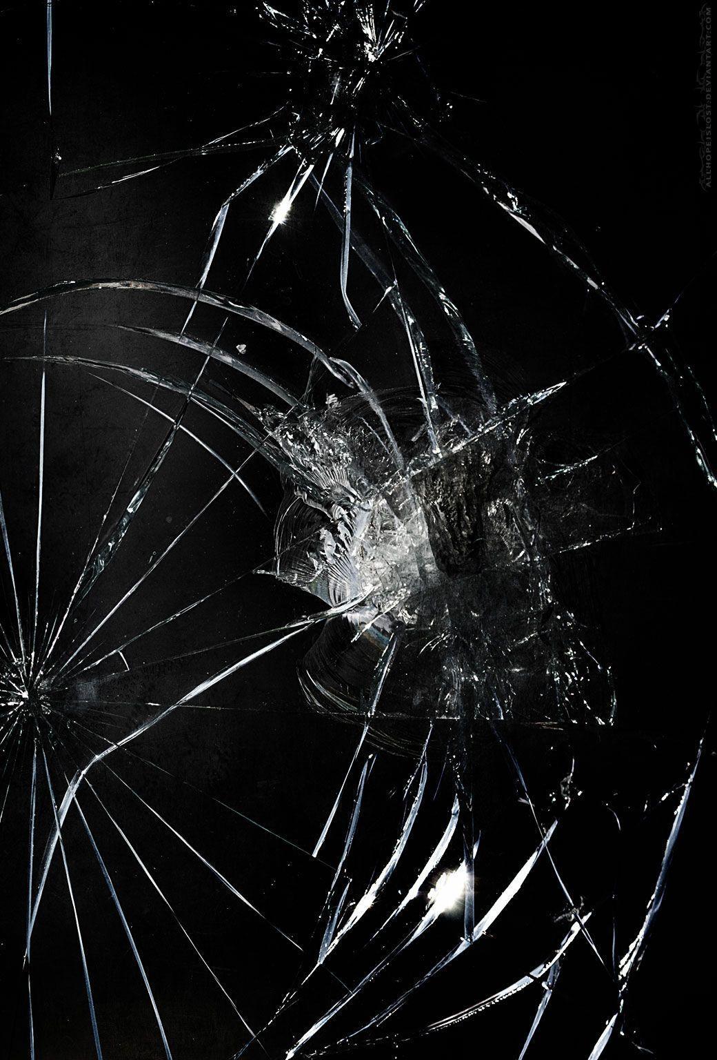 1040x1536 Broken glass Wallpaper Download