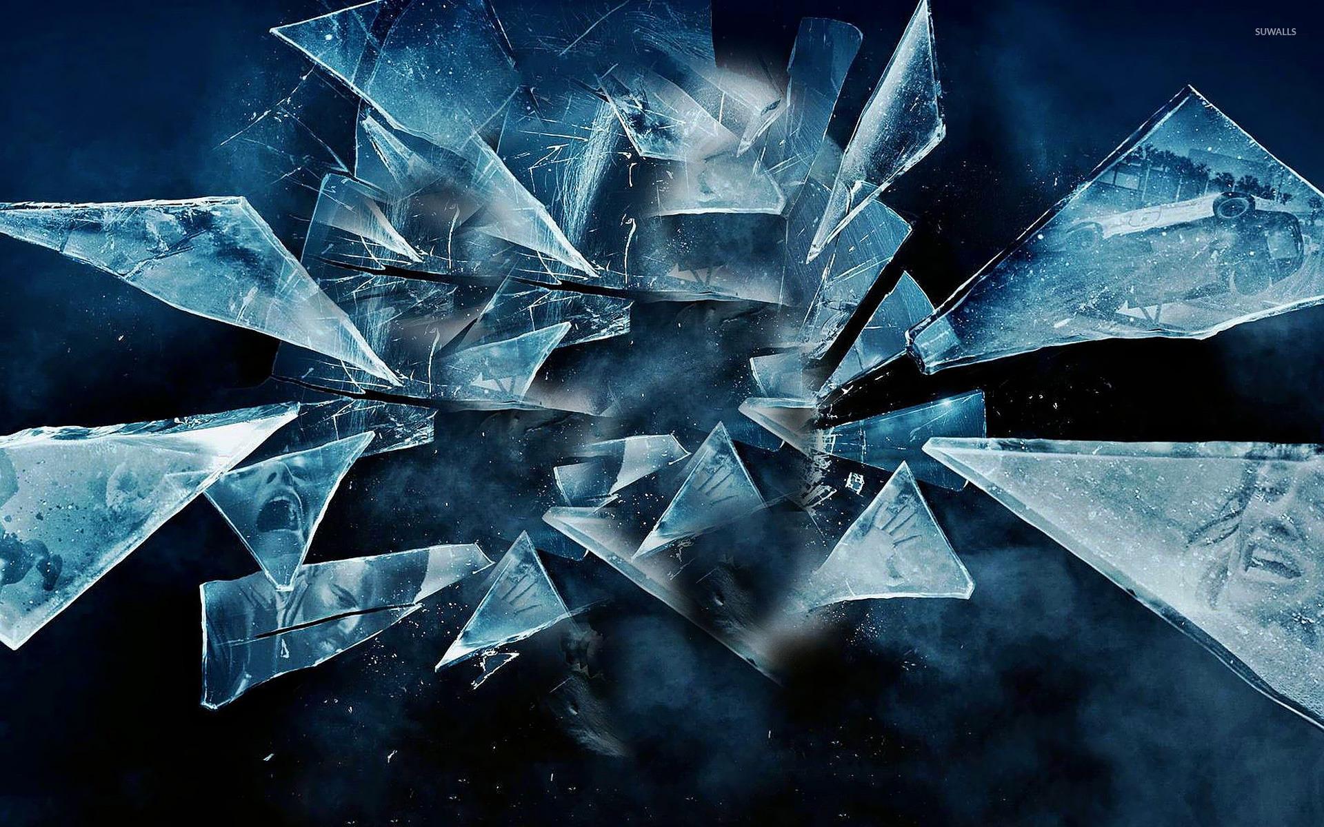 1920x1200 Dark scenes in the shattered glass wallpaper Art wallpaper