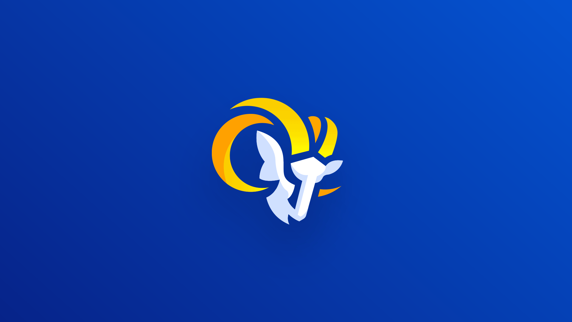 1920x1080 LA Rams Logo Wallpaper