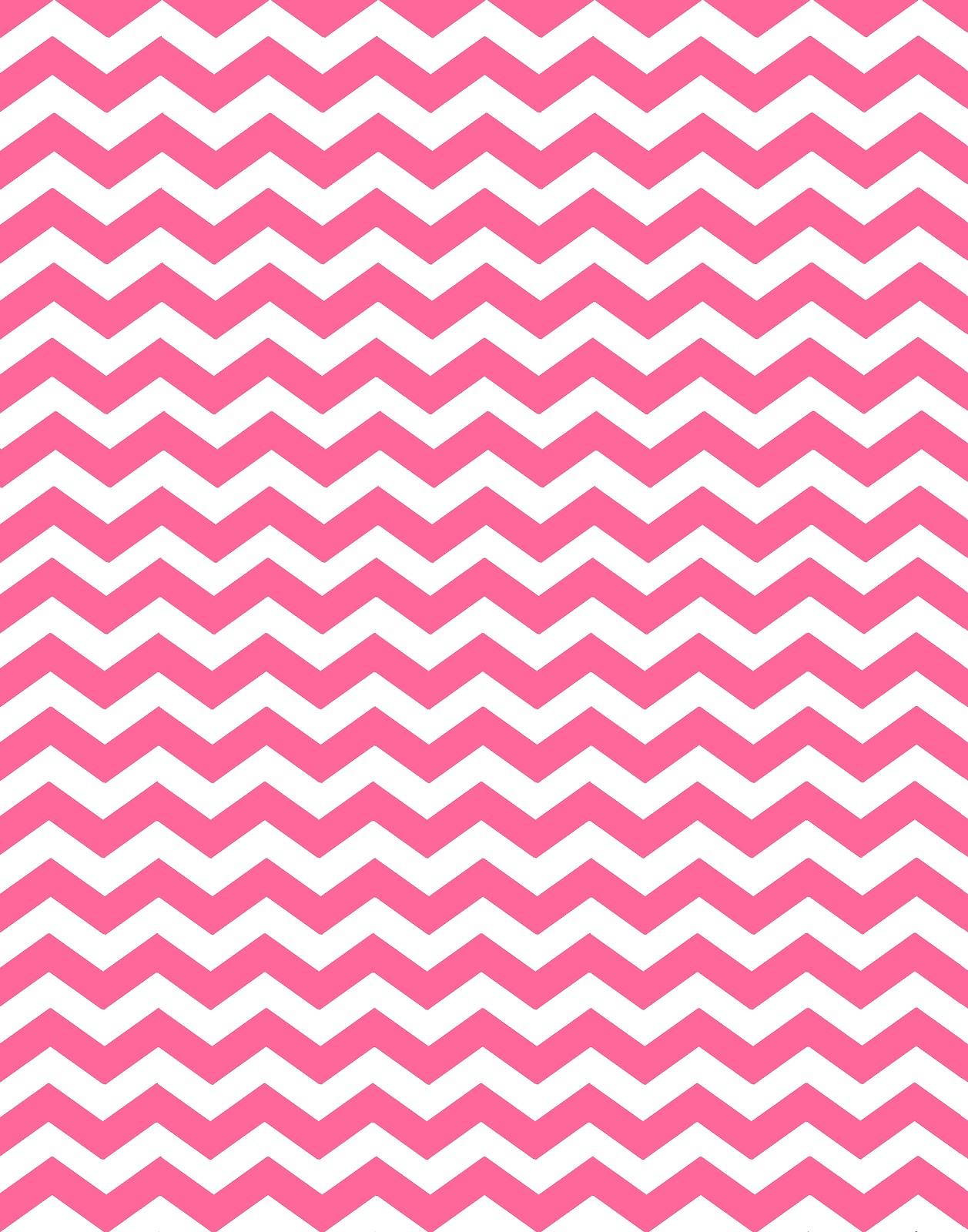 1257x1600 Pink and White Chevron Wallpaper