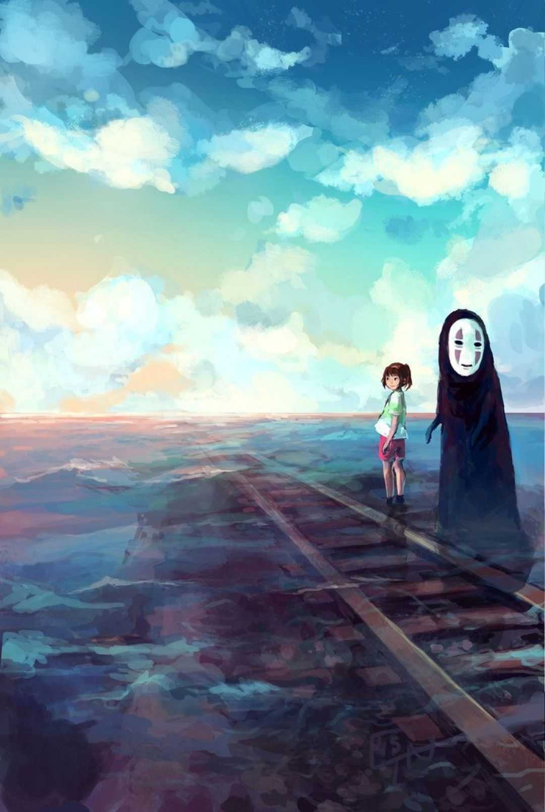 1080x1610 Spirited Away Phone Wallpaper
