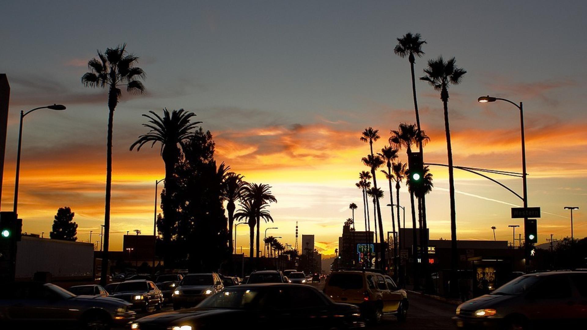 1920x1080 Sunset Boulevard Wallpaper