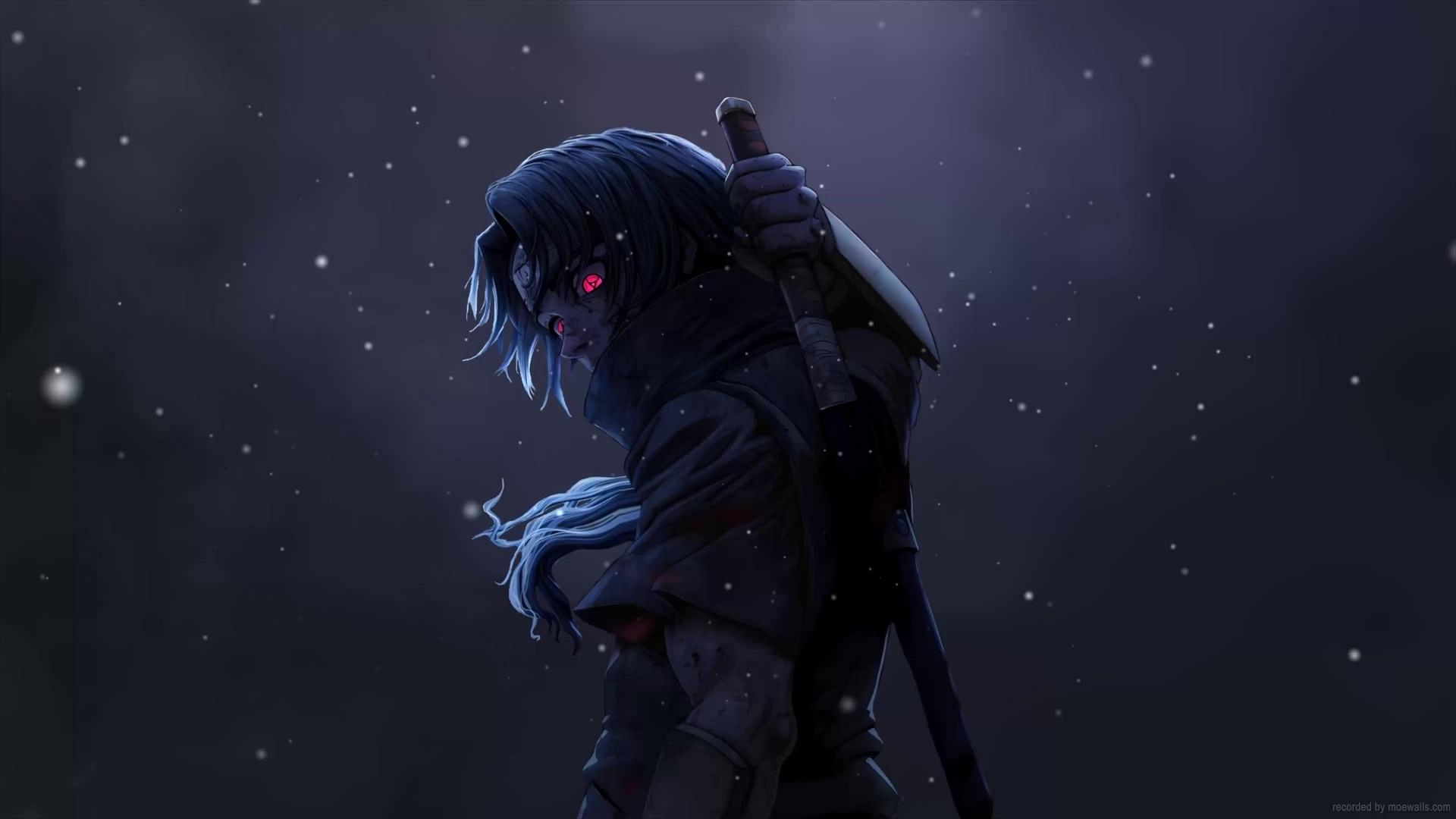 1920x1080 Itachi Uchiha Snow Naruto: Shippuuden Live Wallpaper