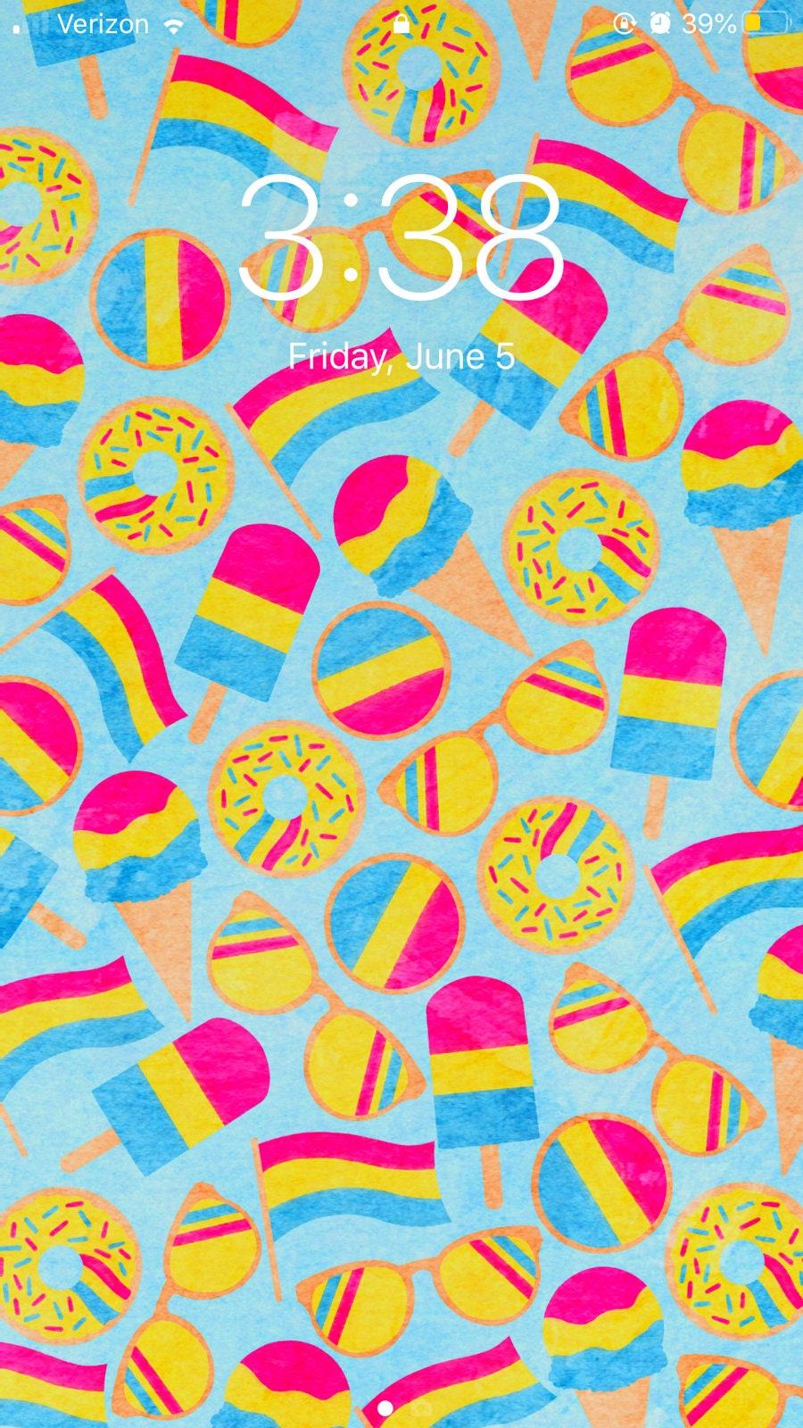 900x1600 Pansexual Pride Collage Wallpaper PRIDE 2020