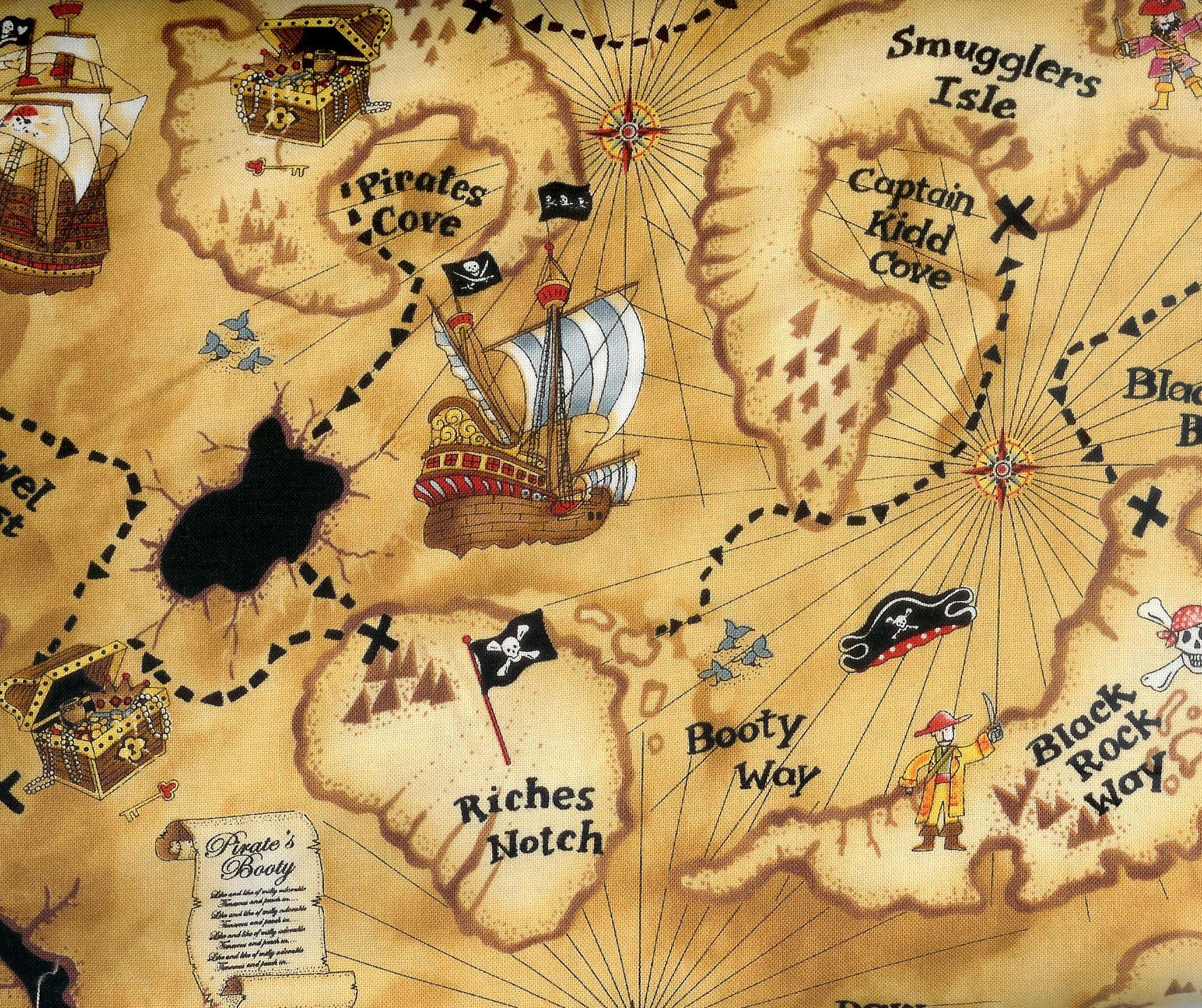 Pirate Treasure Map Wallpapers - Top Free Pirate Treasure Map