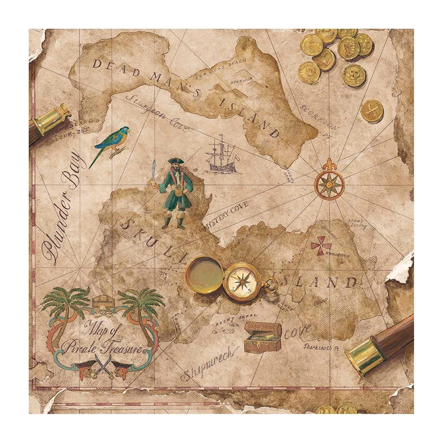 Pirate Treasure Map Wallpapers Top Free Pirate Treasure Map Backgrounds Wallpaperaccess