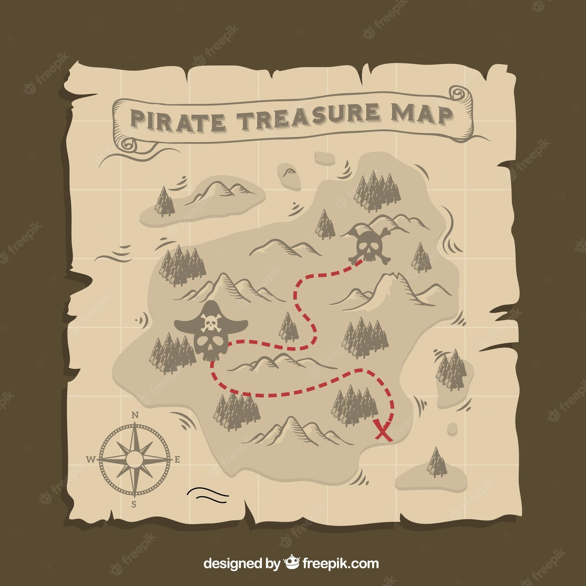 Pirate Treasure Map Wallpapers Top Free Pirate Treasure Map