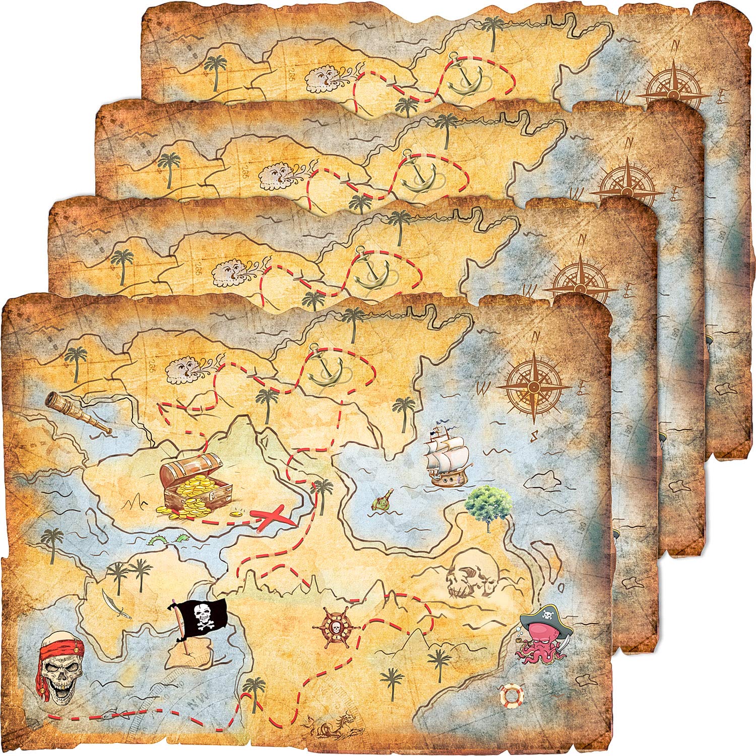 Pirate Treasure Map Wallpapers - Top Free Pirate Treasure Map ...