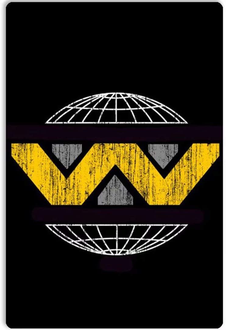 742x1080 Weyland Yutani Metal Sign- Building Better Worlds -Vintage Alien Sci Fi Xenomorph Poster, Office Bar Restaurant Hotel Coffe Garage Wall Decor Plaque 12X8 Inch