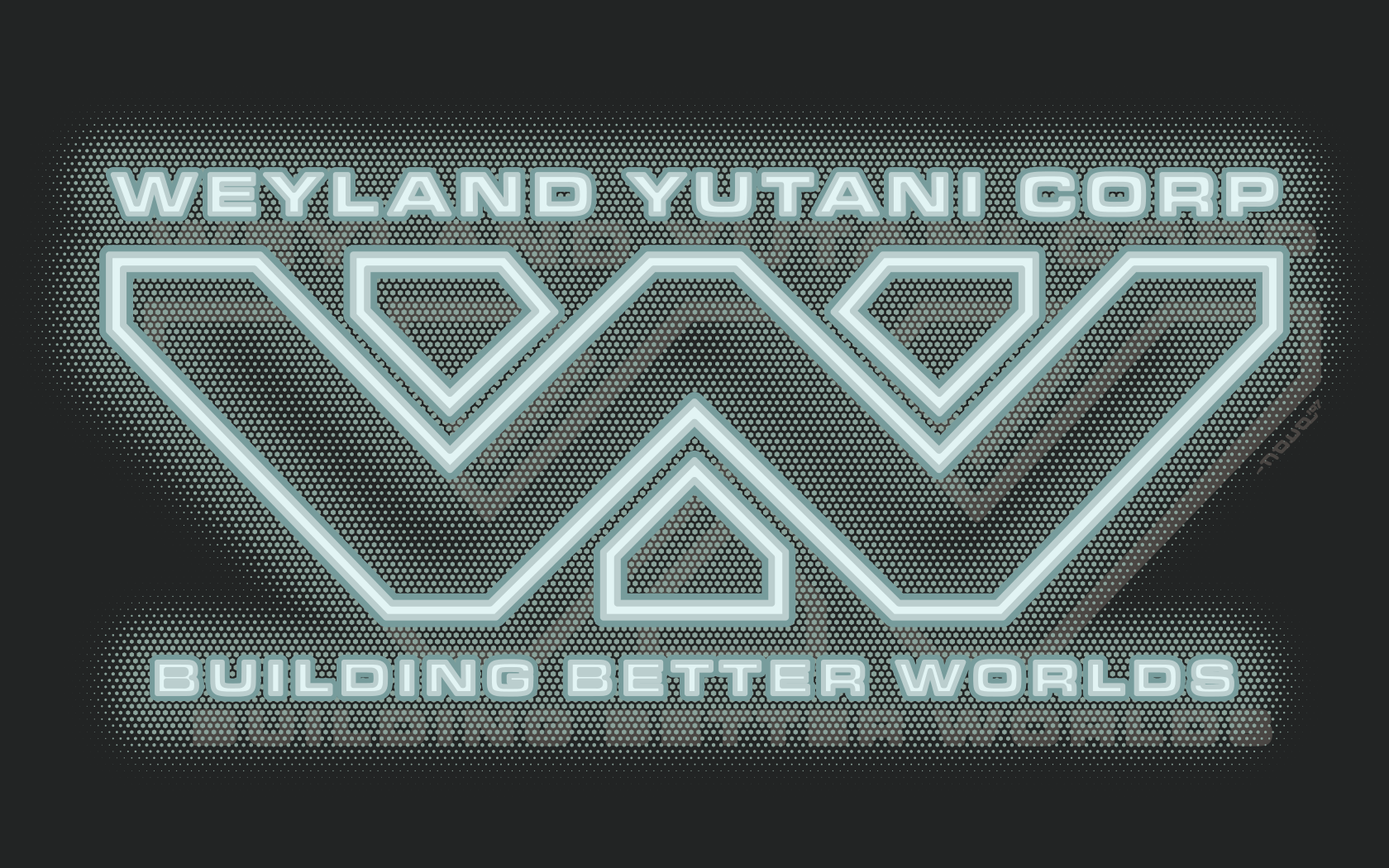 1680x1050 Weyland Yutani NEON ⋆ Marco Nova