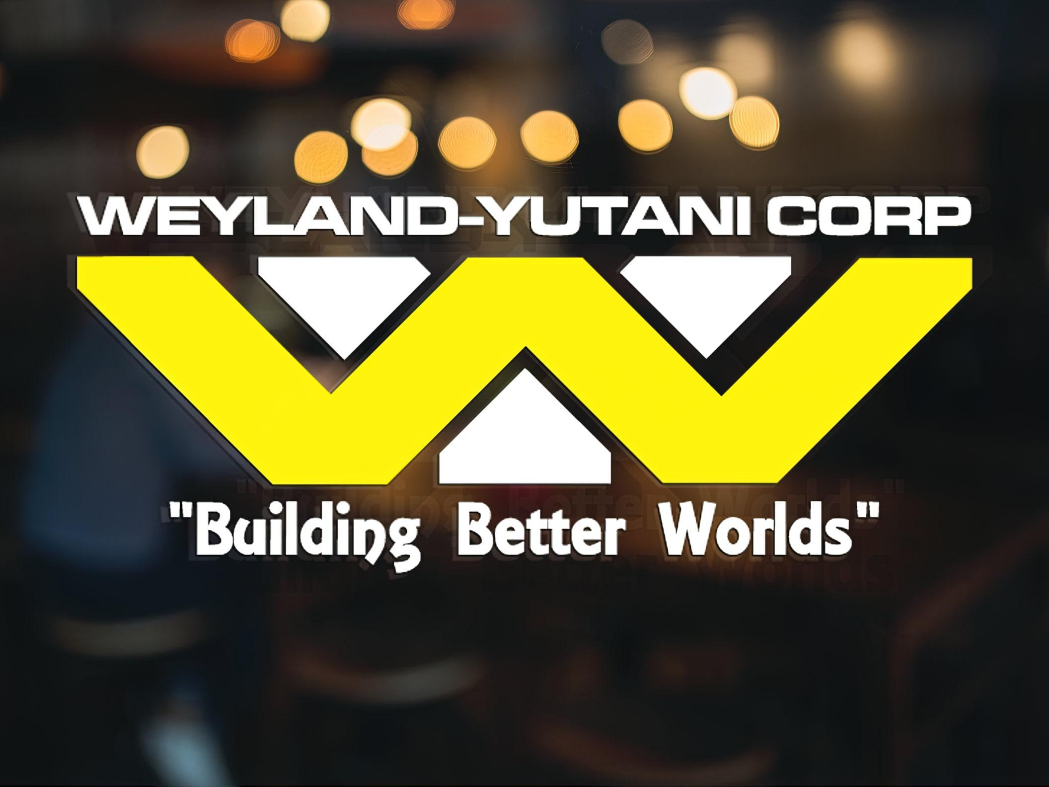 2112x1584 Alien / Aliens Movie Weyland Yutani Corp Logo Two Color Vinyl