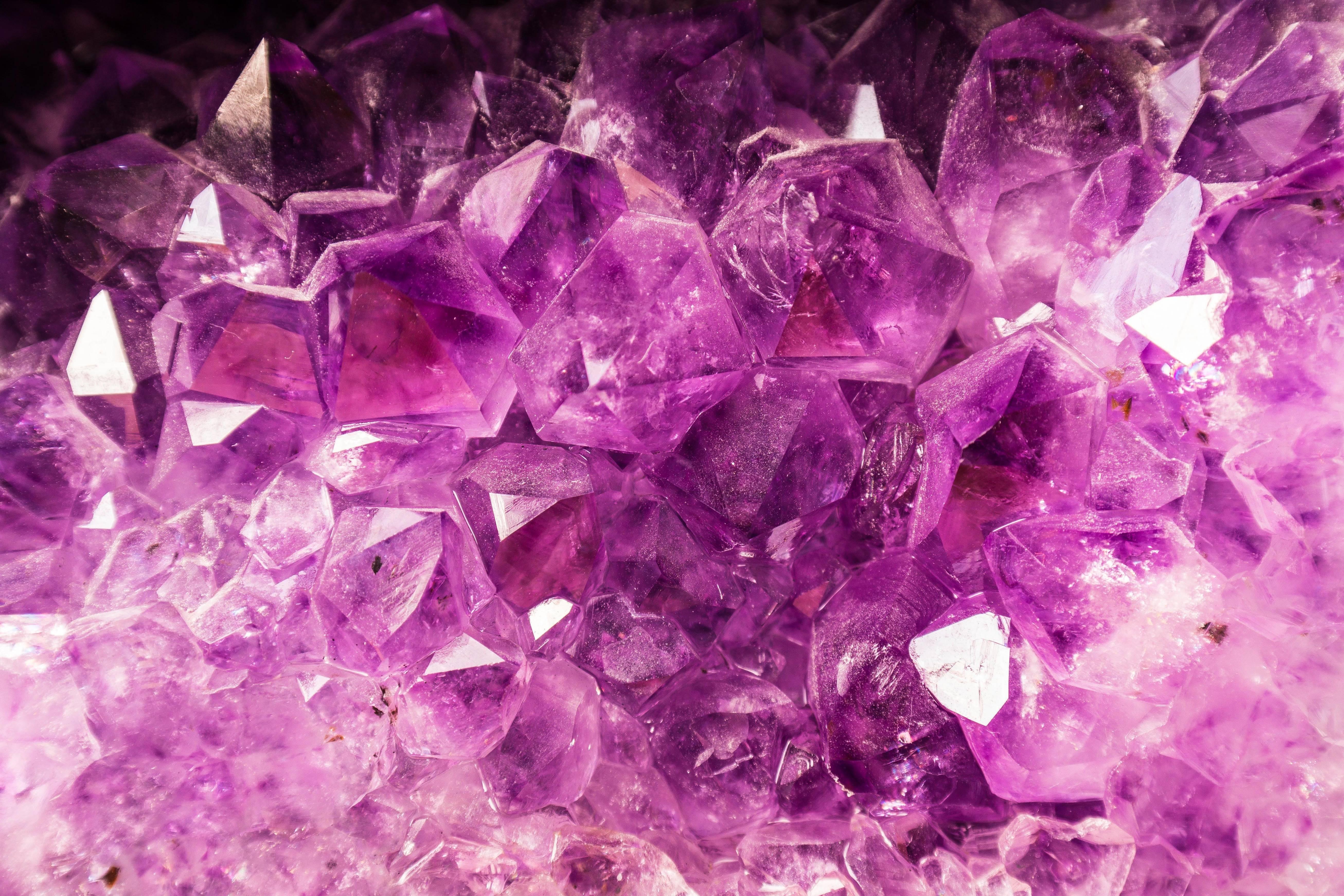 5225x3484 purple, violet, amethyst, gem, semi, precious, stone Gallery HD Wallpaper