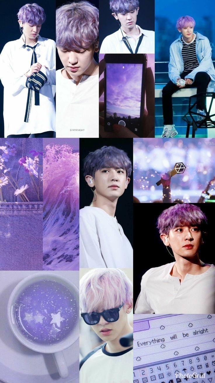 736x1310 EXO wallpaper. Chanyeol, Exo, Gambar