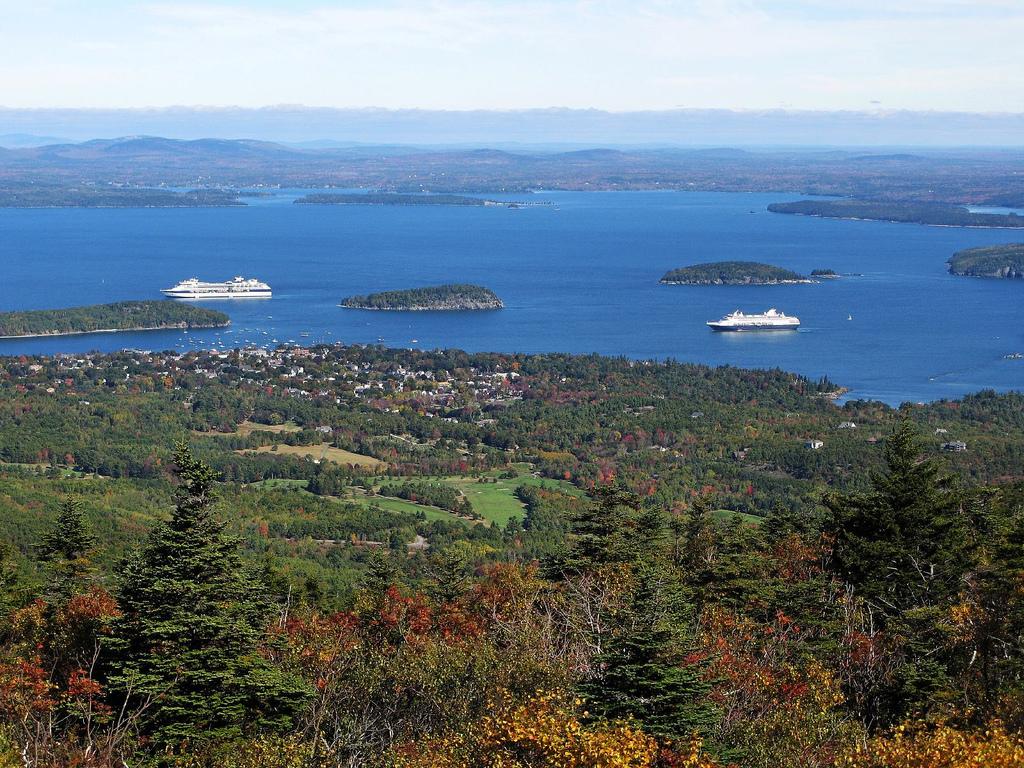 1024x768 Cadillac Mountain In Bar Harbor, Maine Friendly Attractions