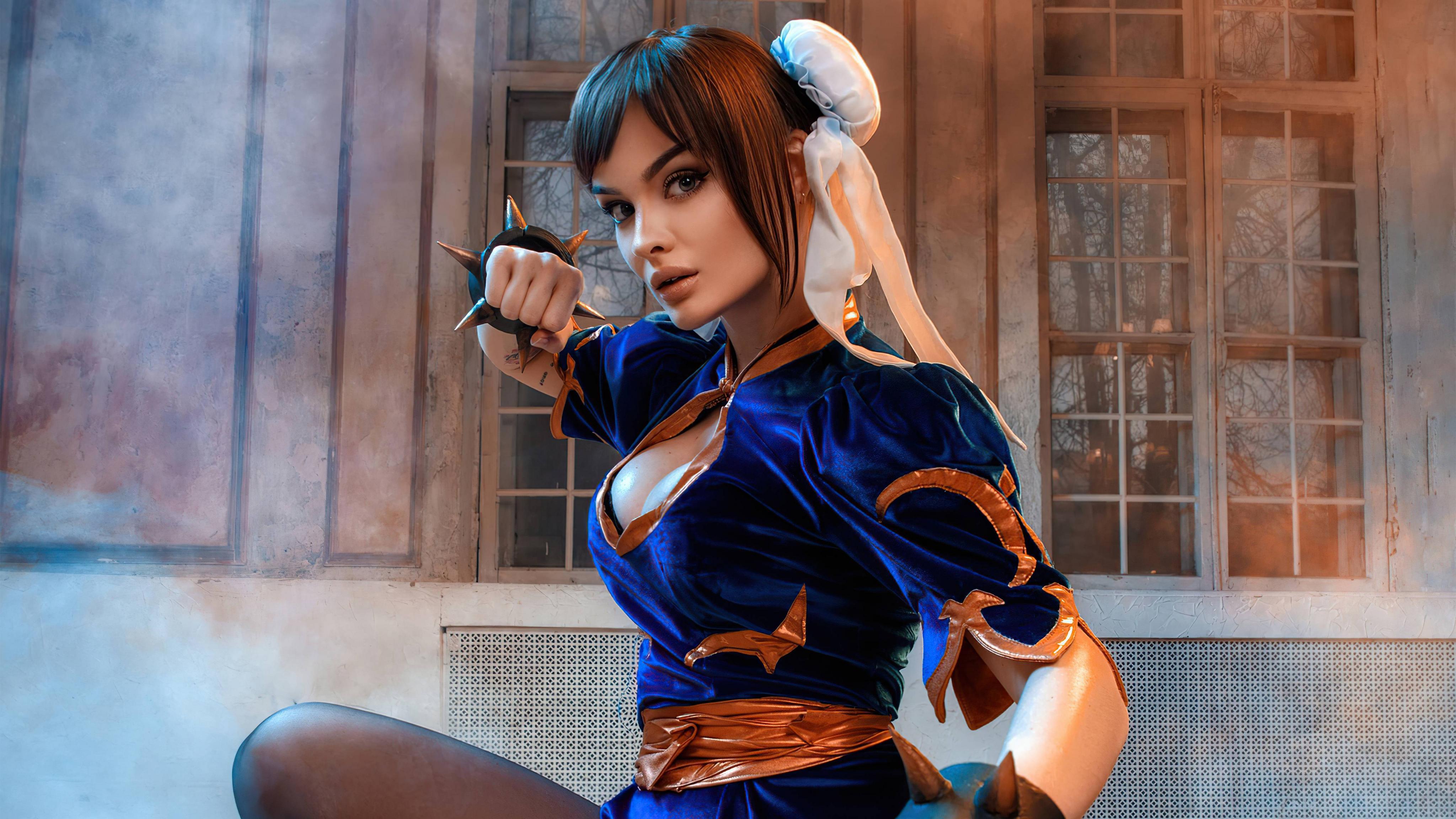 4096x2304 Street Fighter Cosplay 5k Wallpaper, HD
