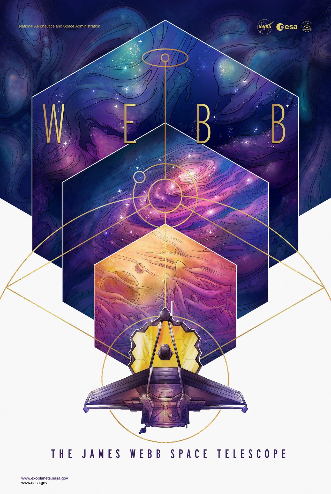1280x1906 James Webb Space Telescope Poster