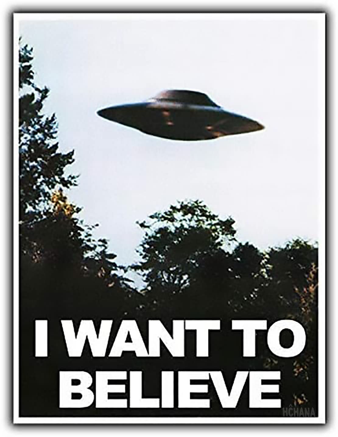 1110x1434 BESTWD X Files I Want to Believe UFO Metal Sign Wall Plaque Metal Man Cave