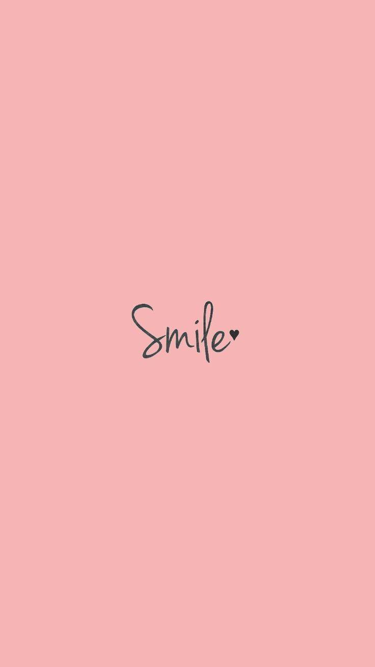 736x1309 Pink Smile Wallpaper