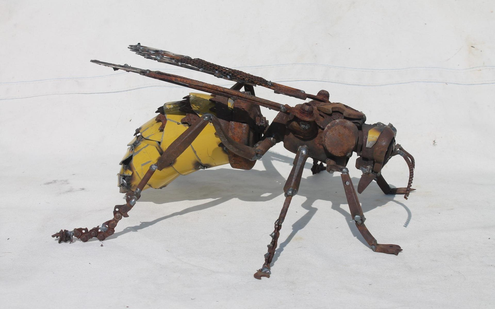 1920x1200 Scrap Metal Wasp wallpaper. Scrap Metal Wasp