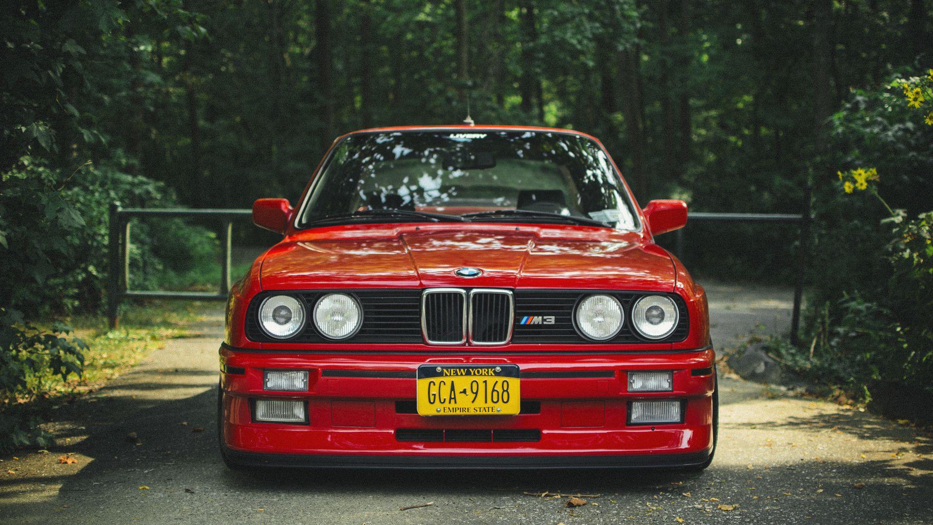 1920x1080 Download wallpaper 1920x1080 bmw, e m red, tuning full hd, hdtv, fhd, 1080p HD background
