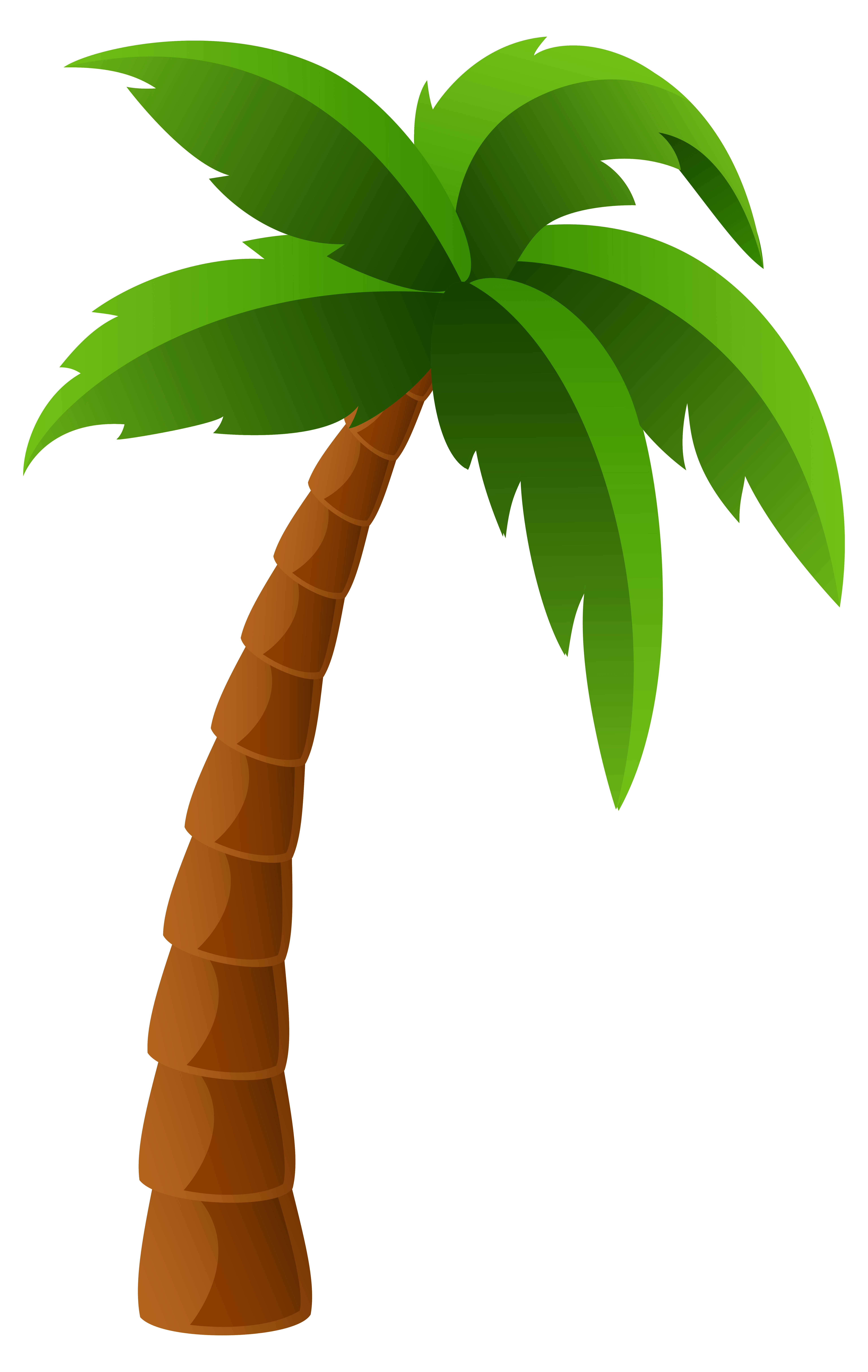 6139x9697 Cartoon Palm Tree Wallpaper
