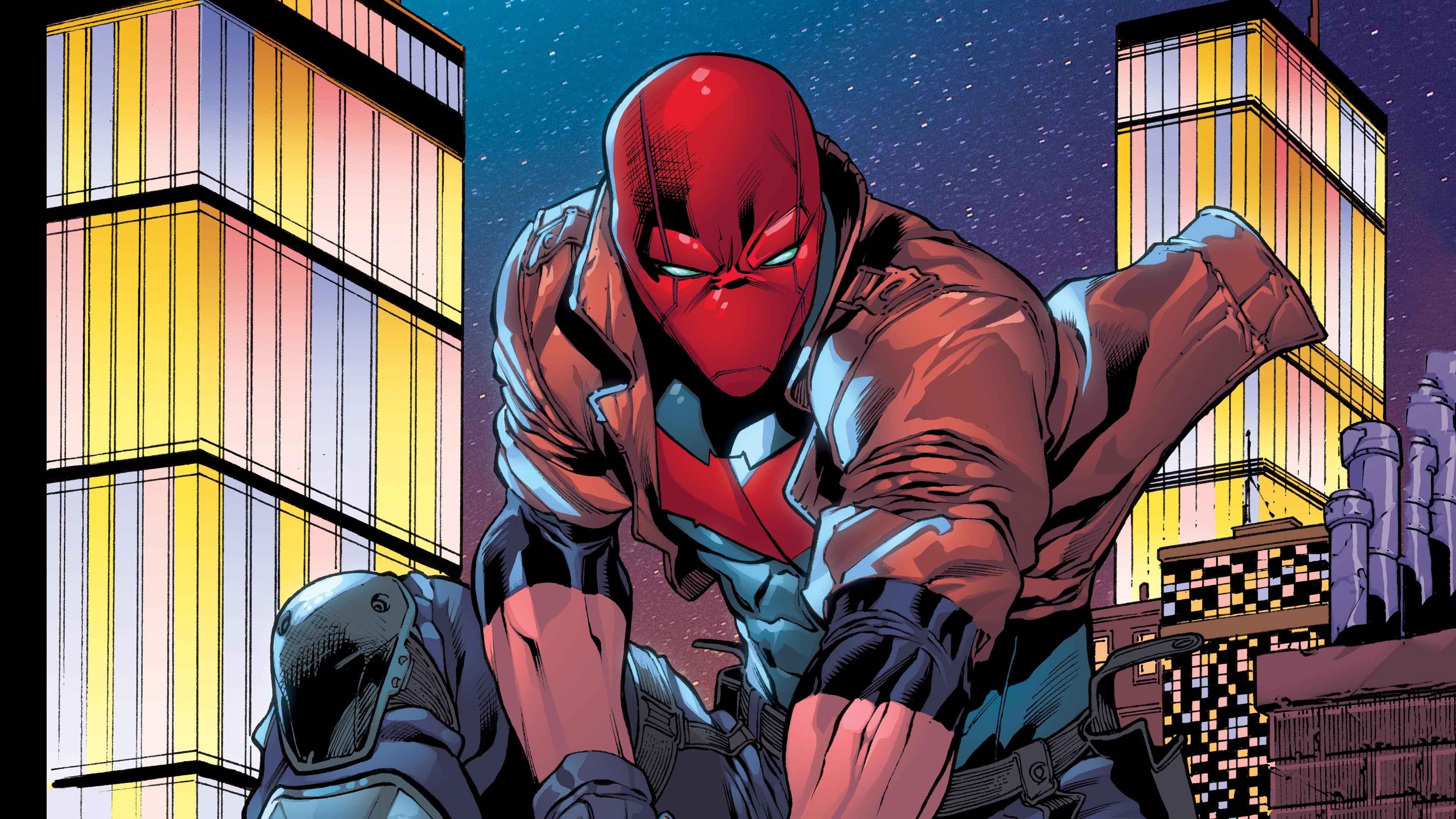 3840x2160 4K Red Hood Wallpaper and Background Image
