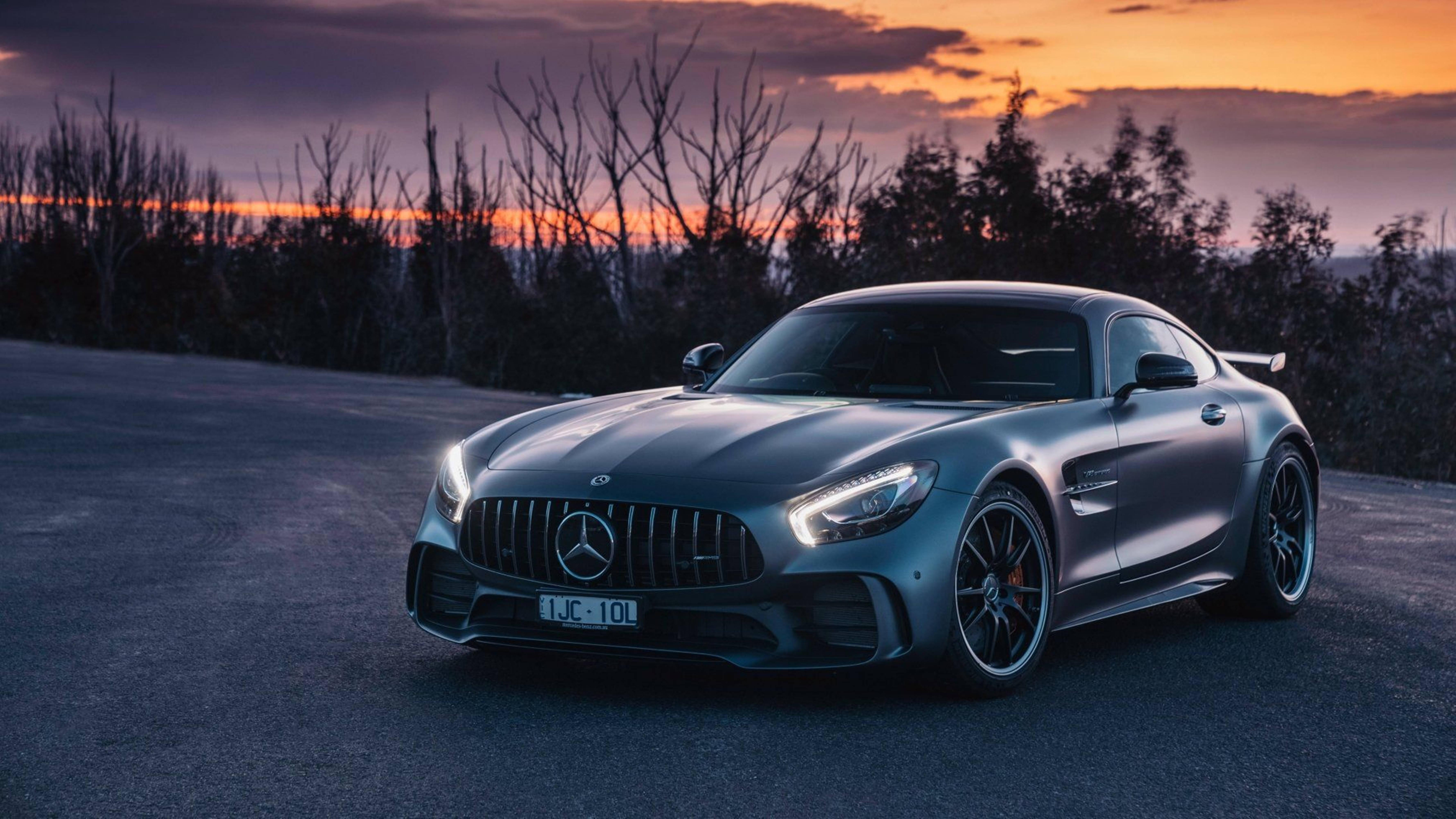 7111x4000 Download Mercedes AMG 4K Black Aesthetic Car By Grass Wallpaper