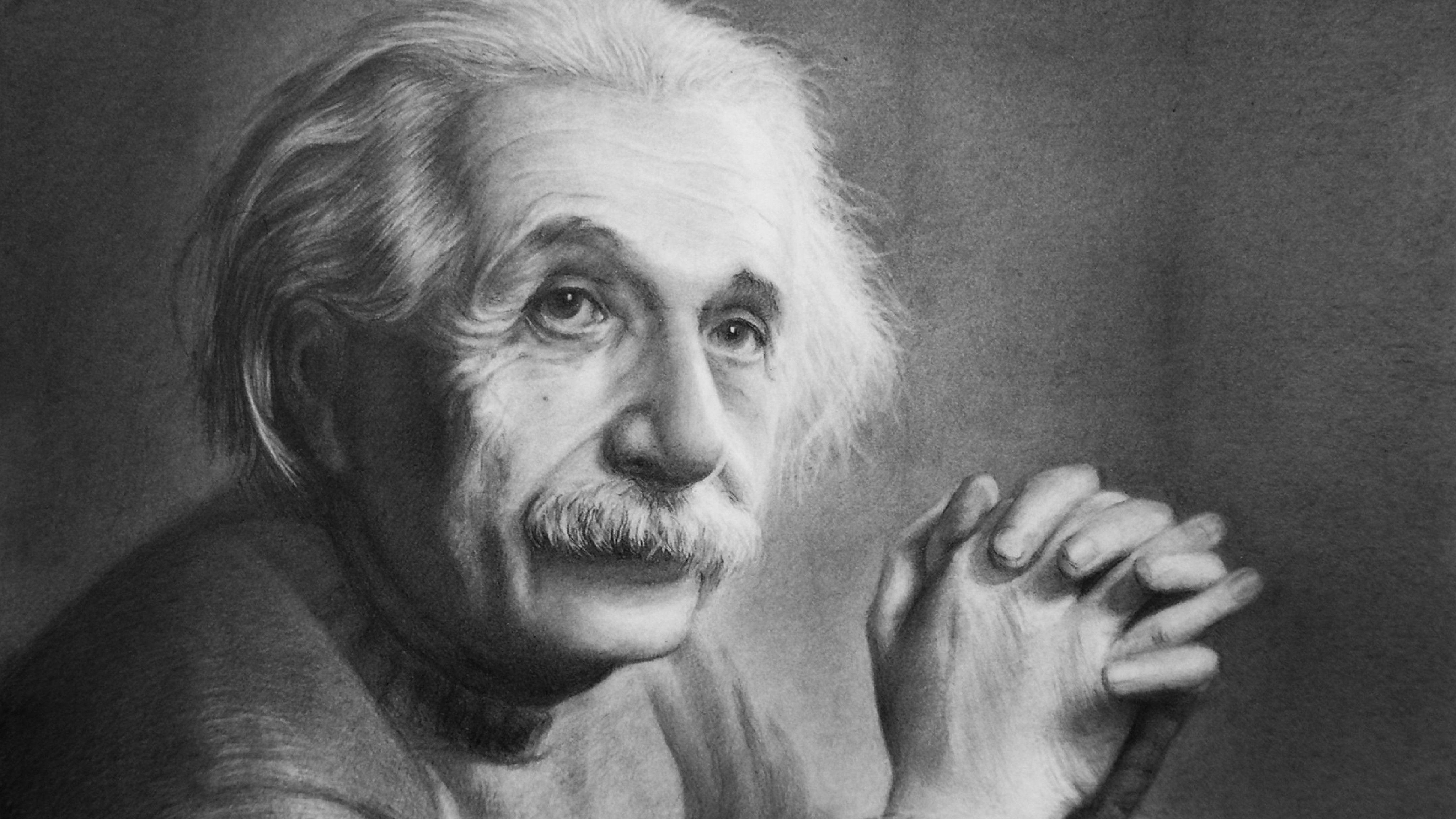4096x2304 Einstein 4k Wallpaper