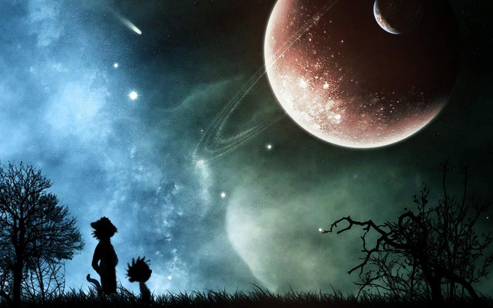 1680x1050 Calvin & Hobbes Wallpaper