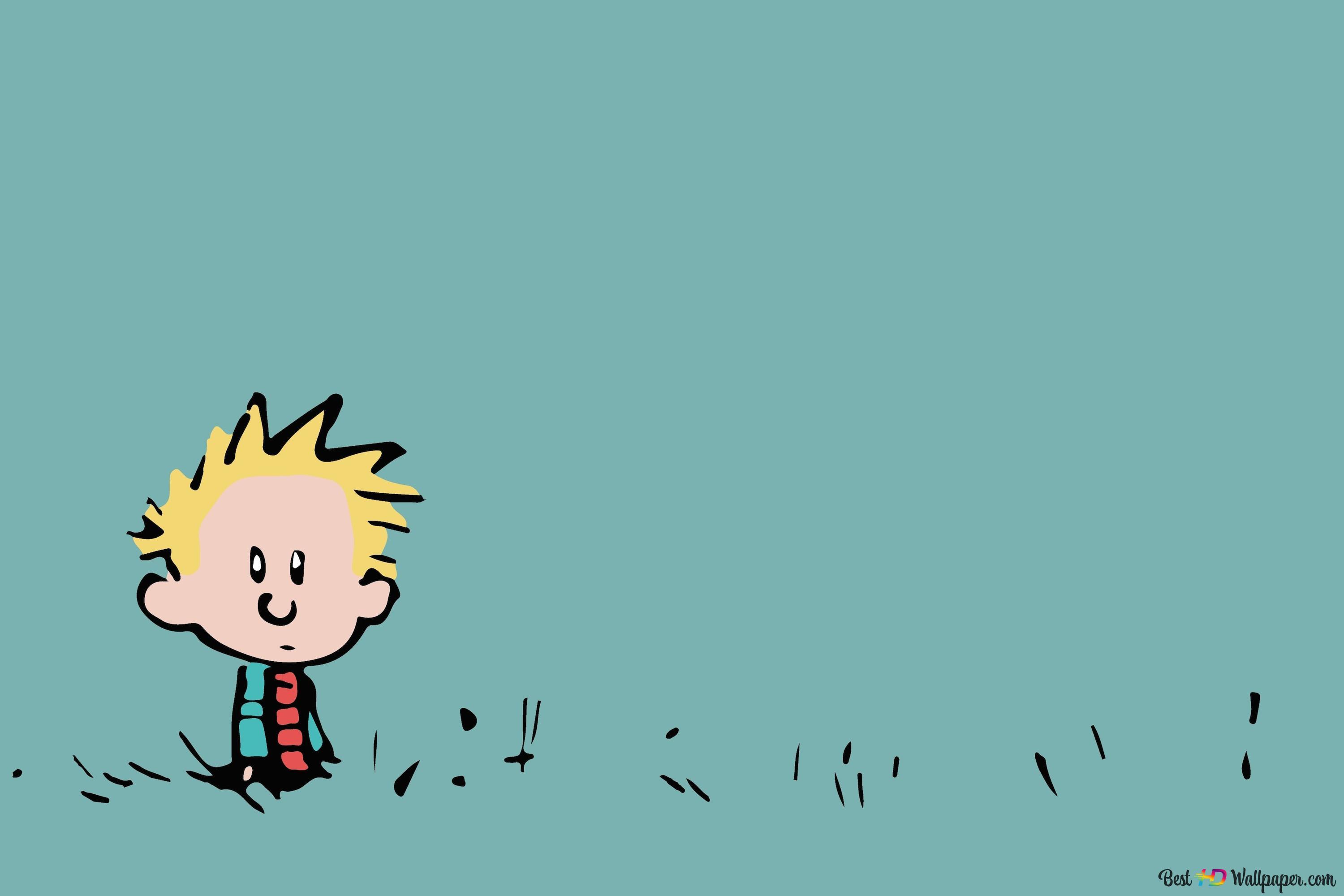 3000x2000 Calvin and Hobbes 4K wallpaper download