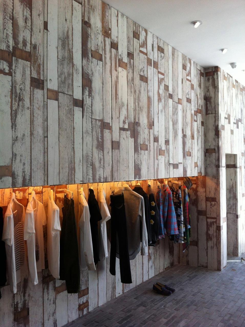 957x1280 Scrapwood Wallpaper (PHE 02) By Piet Hein Eek. Recently Displayed In A Fashion Store. Shop Interiors, Furniture Showroom, Shop Window Design