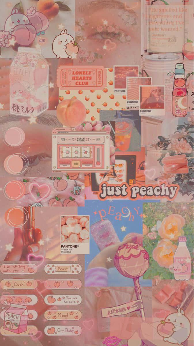 673x1200 Free Orange Peach Aesthetic Wallpaper Downloads, Orange Peach Aesthetic Wallpaper for FREE